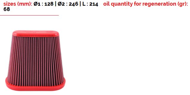 BMC FB871/08 Air filter CHEVROLET CORVETTE 6.2L V8 Photo-0