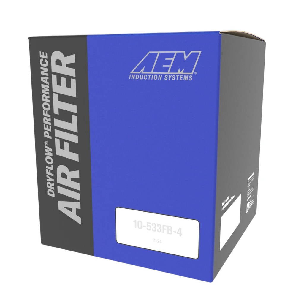 AEM 21-2036DK UNIVERSAL Air Filter DryFlow 3 in (76 mm) Photo-5