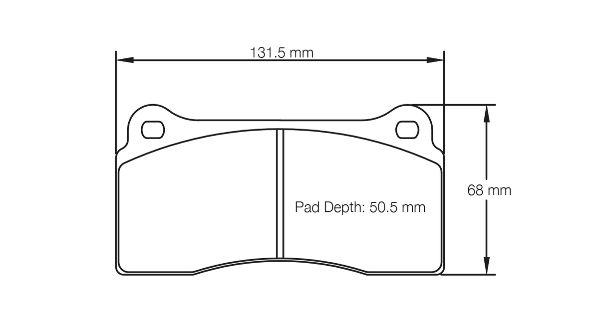 PAGID 1287-RS42 Rear Brake Pads for NISSAN GT-R R35 / AUDI R8 / LAMBORGHINI GALLARDO Photo-0