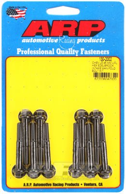 ARP 130-2002 Intake Manifold Bolt Kit for CHEVROLET LS. Edelbrock Intake. 45mm UHL. 8740. hex Photo-0