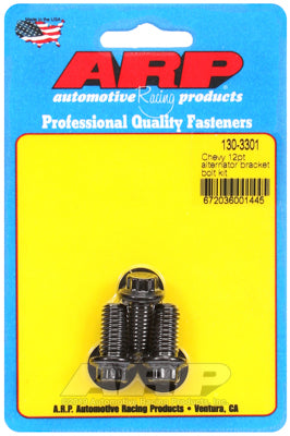 ARP 130-3301 Alternator Bolt Kit for CHEVY 12pt Photo-0