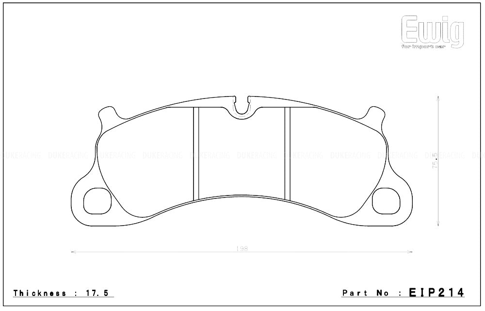 ENDLESS EIP214ES99G Front brake pads PORSCHE 3.8 CARRERA S/4S Photo-0