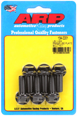 ARP 134-2201 Pressure Plate (Clutch Cover) Bolt Kit for CHEVROLET LS Gen III/IV (10? & 11? clutch) 0.750 OD. 8740. hex Photo-0