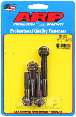 ARP 134-3204 Water Pump Bolt Kit for CHEVROLET Small Block Hex Short Photo-0