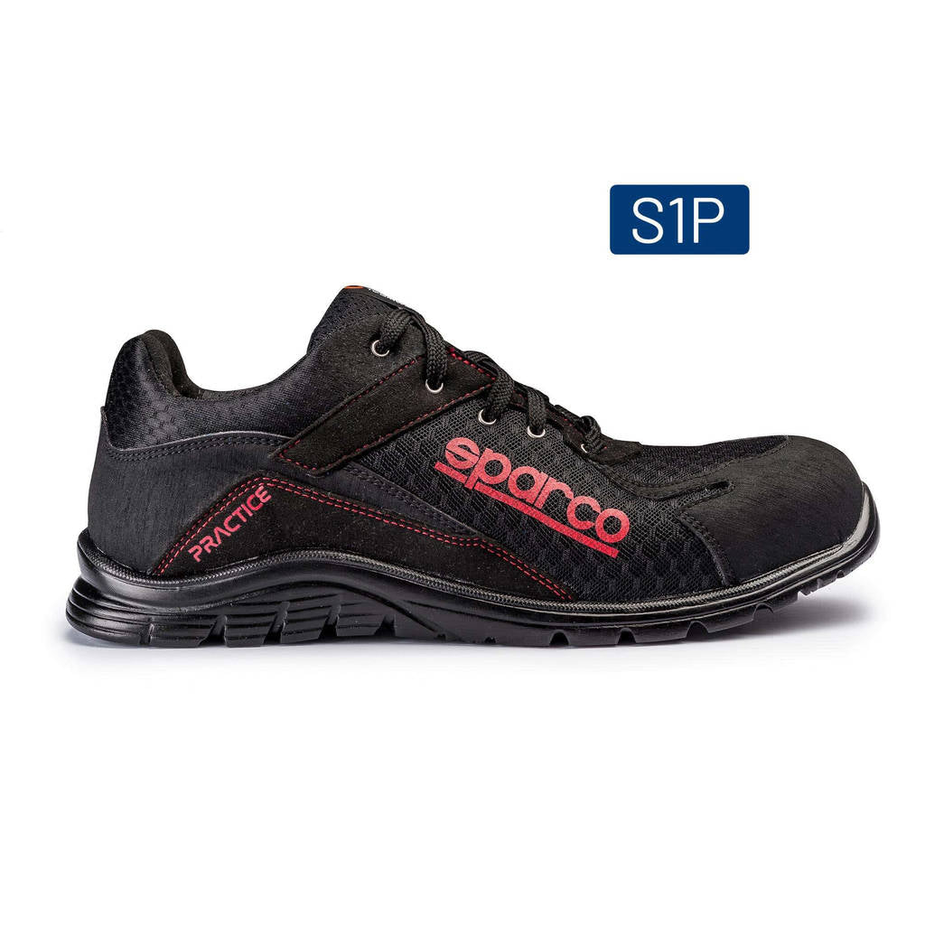 SPARCO 0751742NRNR SHOES PRACTICE BLACK SZ 42 Photo-0