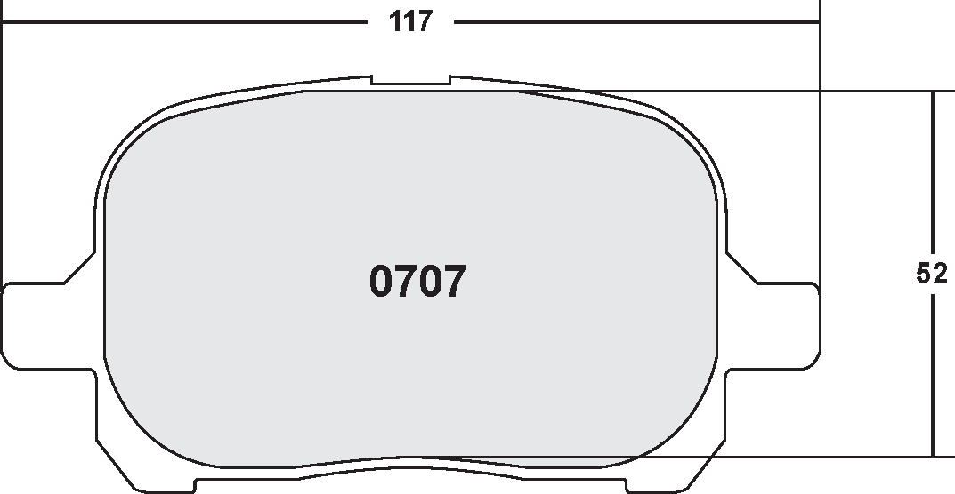 PFC 0707.22 Brake Pads (Z-Rated Compound) Photo-0