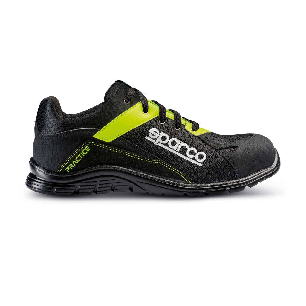 SPARCO 0751748NRGF SHOES PRACTICE BLACK/YELLOW SZ Photo-0