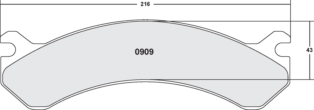 PFC 0909.22 Rear Brake Pads Z-RATED for CHEVROLET Silverado 3500 2001-2010 Photo-0