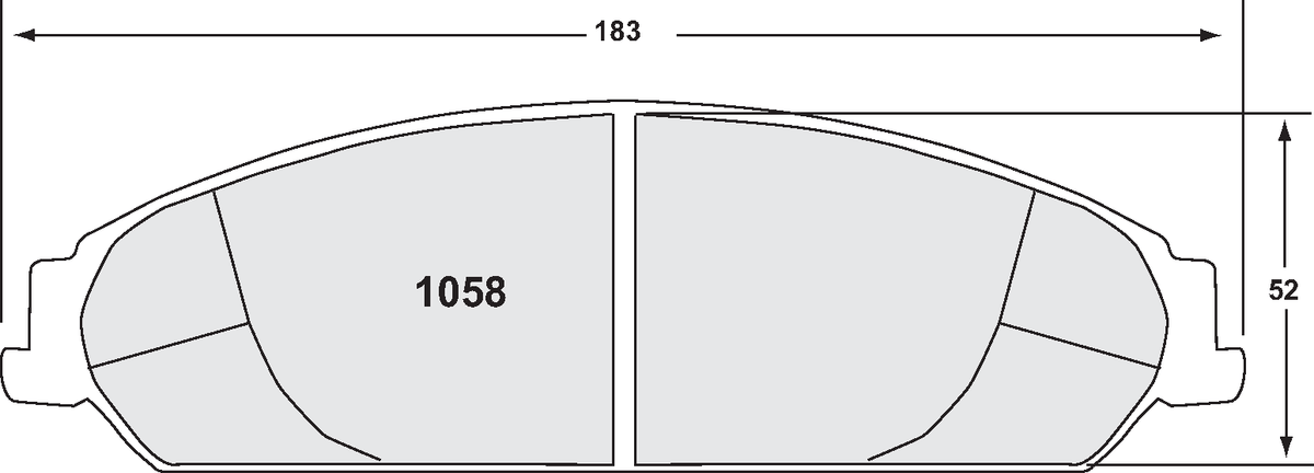 PFC 1058.22 Front Brake Pads for DODGE Charger HD Brakes 2006-2007 (Z-Rated Compound) Photo-0