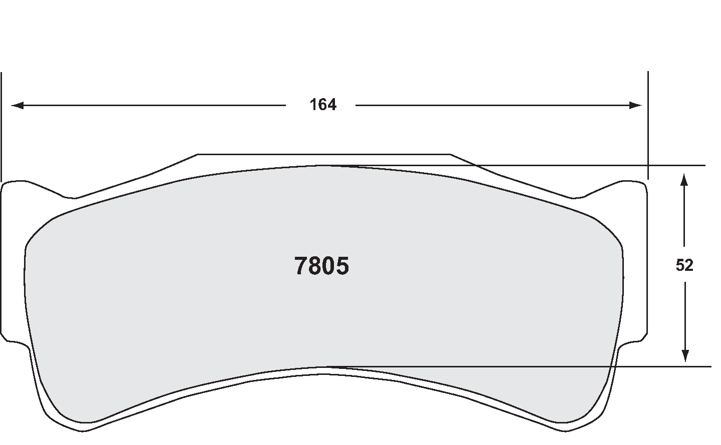 PFC 7805.08.30.44 Brake pads RACE 08 CMPD 30MM front McLaren MP4-12C GT3 Photo-0