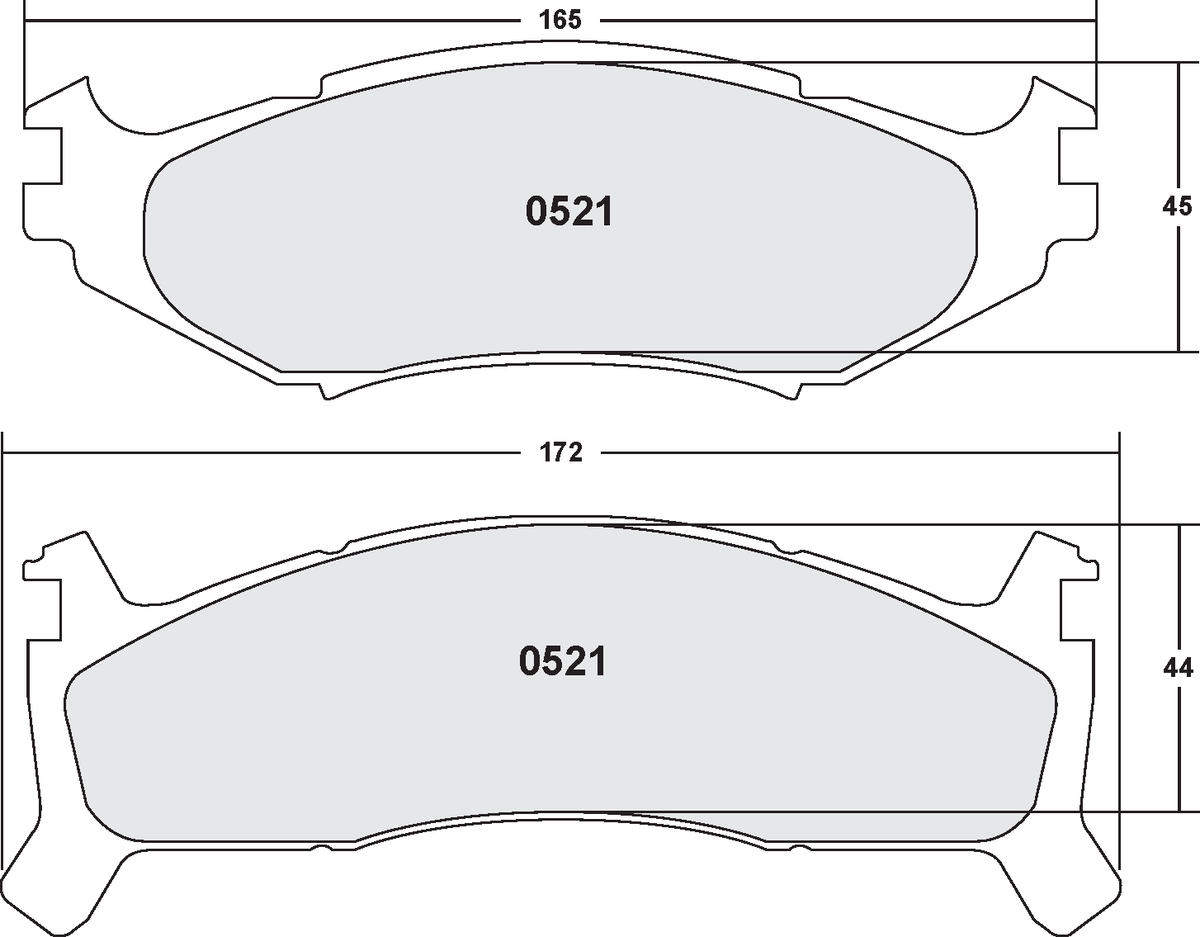 PFC 0521.22 Brake Pads (Z-Rated Compound) Photo-0
