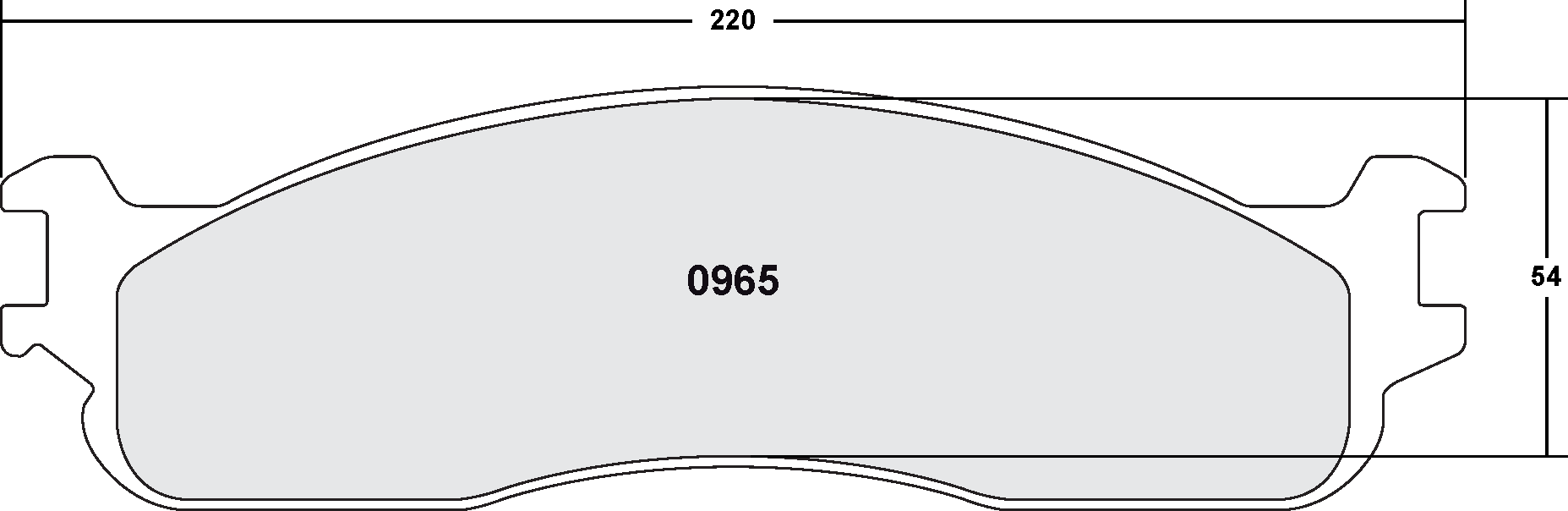 PFC 0965.10 Front Brake Pads for DODGE RAM 1500 PICKUP 06-08 Photo-0