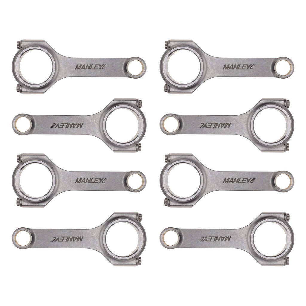 MANLEY 14054R-8 H-Beam Connecting Rod Set for CHEVROLET Small Block Photo-4