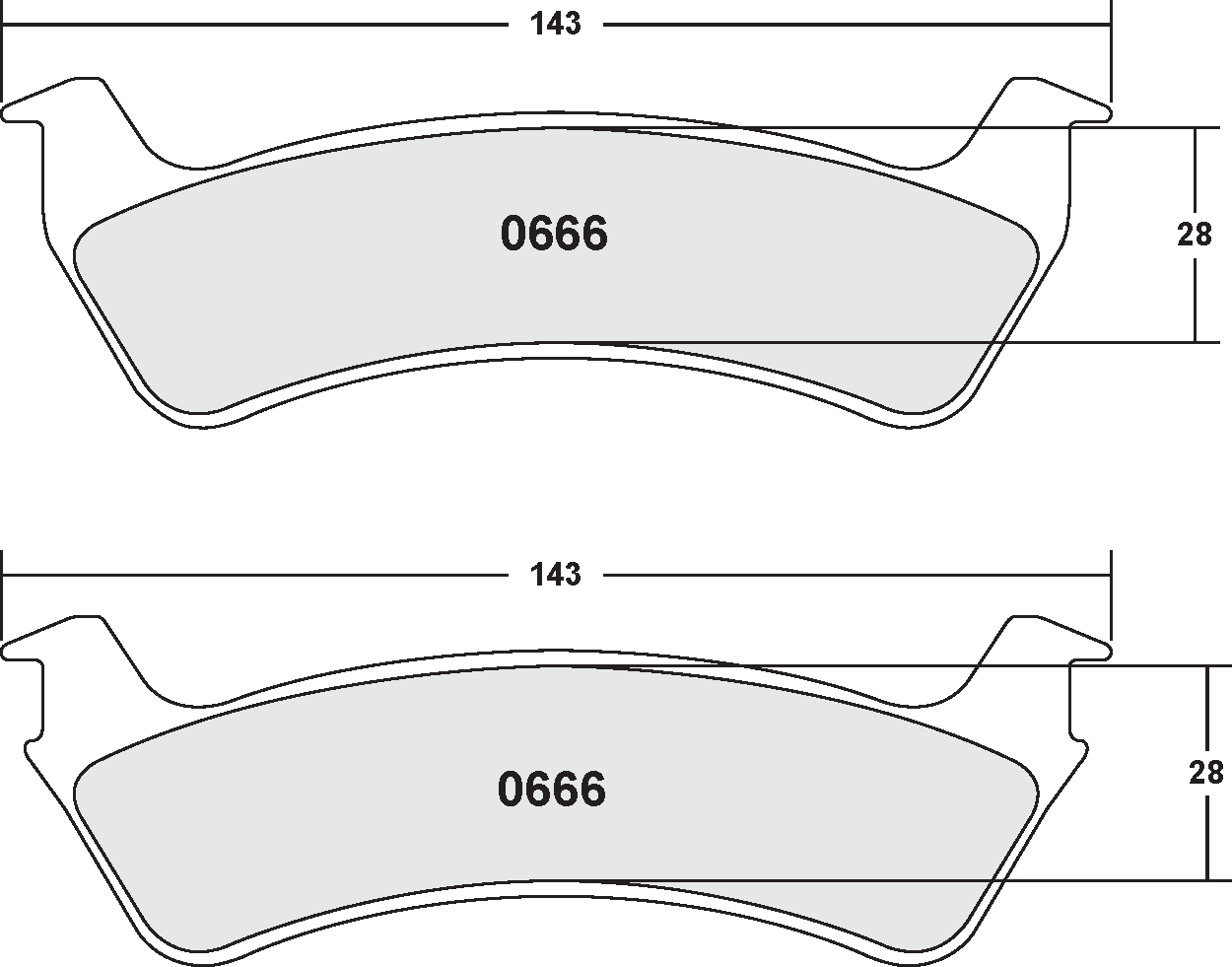 PFC 0666.22 Brake pads Z-RATED CARBON METALLIC Photo-0