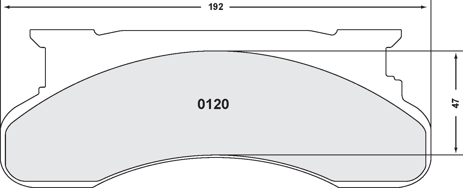 PFC 0120.10 Front Brake Pads Z-RATED for Ford E250 1976-1988 / F350 1976-1991 Photo-0