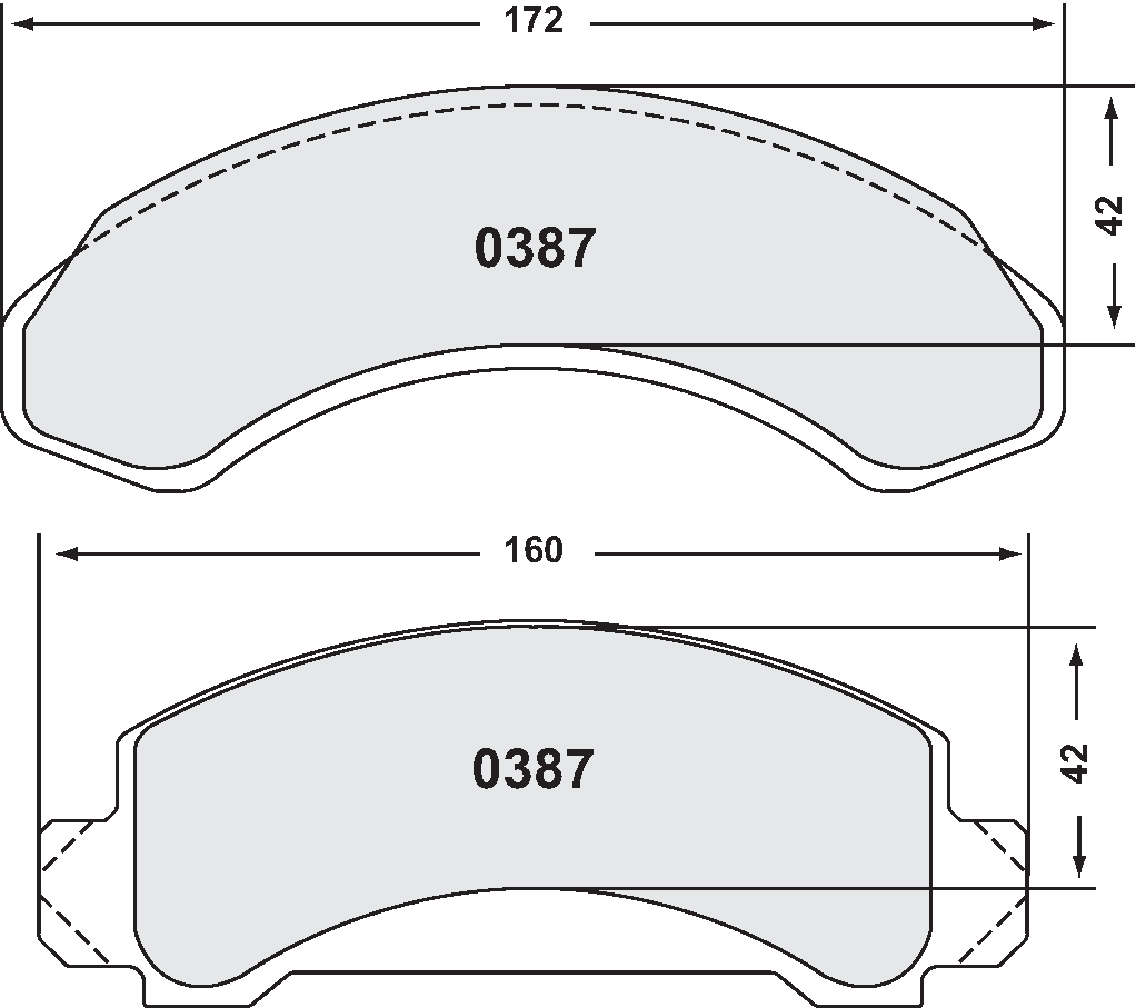 PFC 0387.22 Brake Pads (Z-Rated Compound) Photo-0