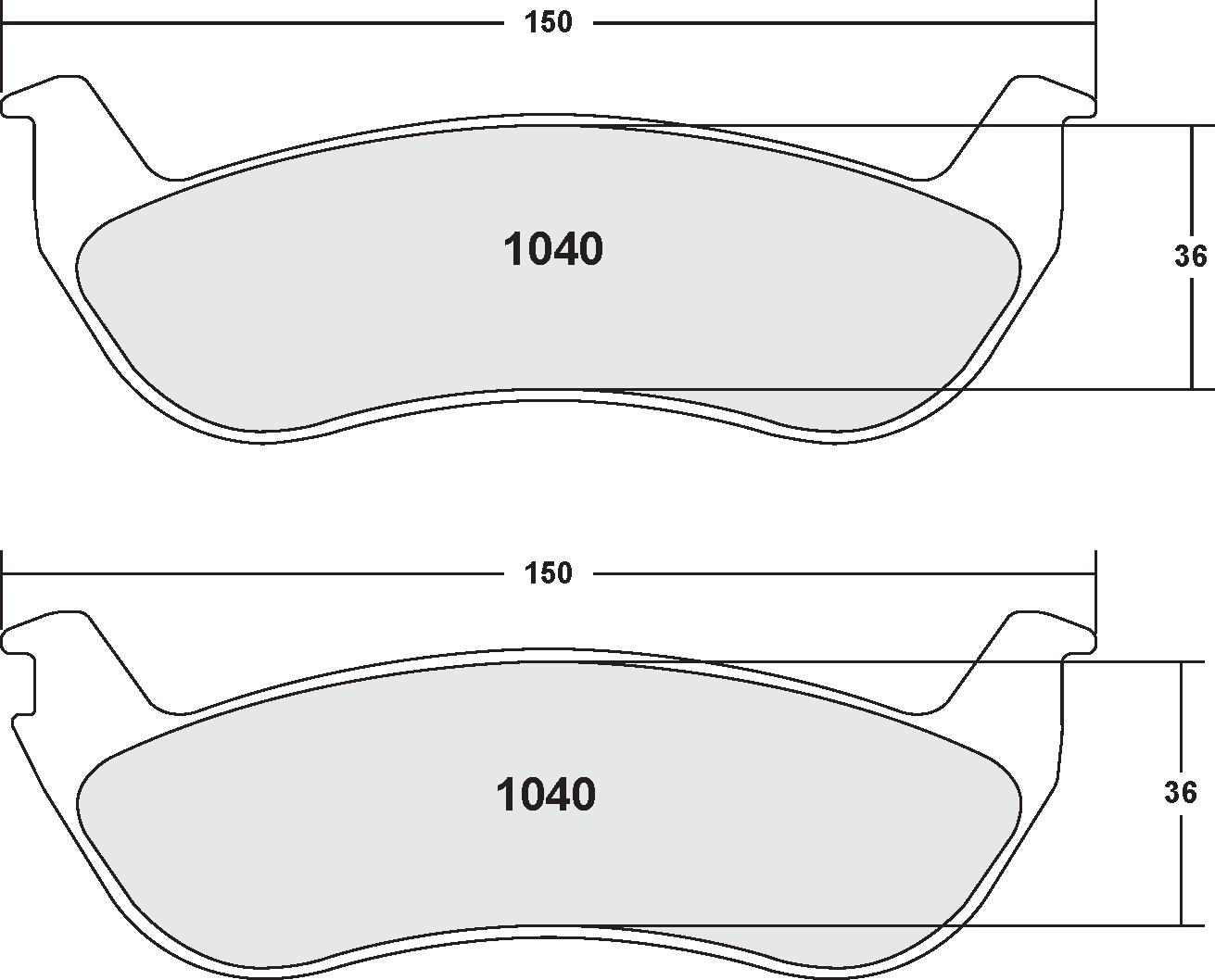 PFC 1040.22 Brake pads Z-RATED CARBON METALLIC Photo-0