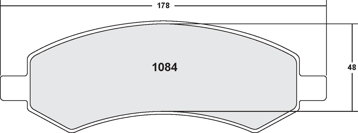PFC 1084.22 Rear Brake Pads for DODGE Ram 1500 2007-2012 / RAM 1500 2007-2019 (Z-Rated Compound) Photo-0