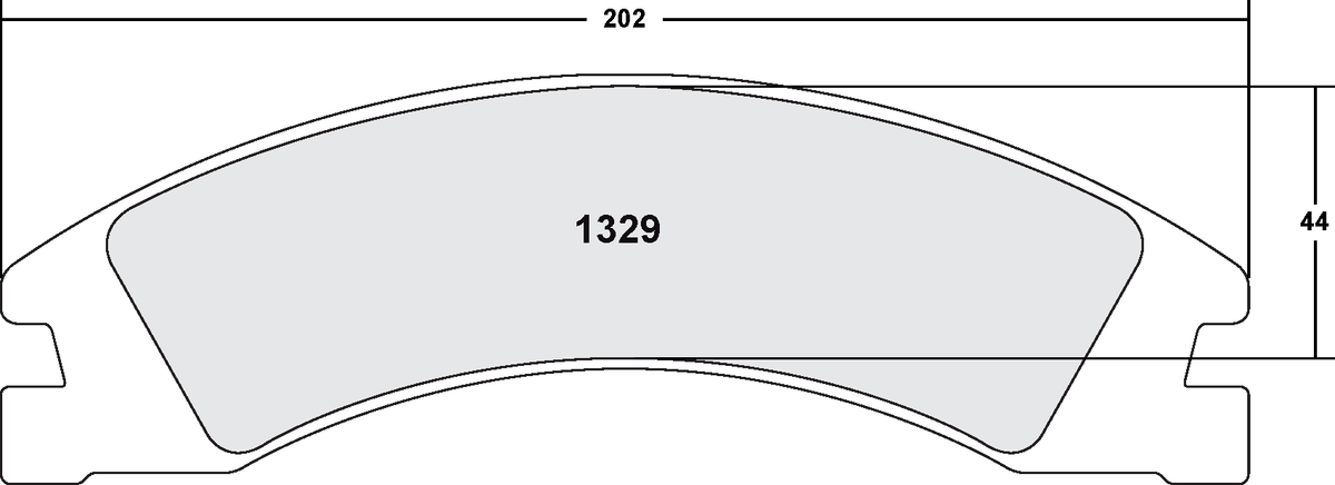 PFC 1329.22 Rear Brake Pads Z-RATED for FORD E150 / E250 / E350 / E450 2008-2014 Photo-0