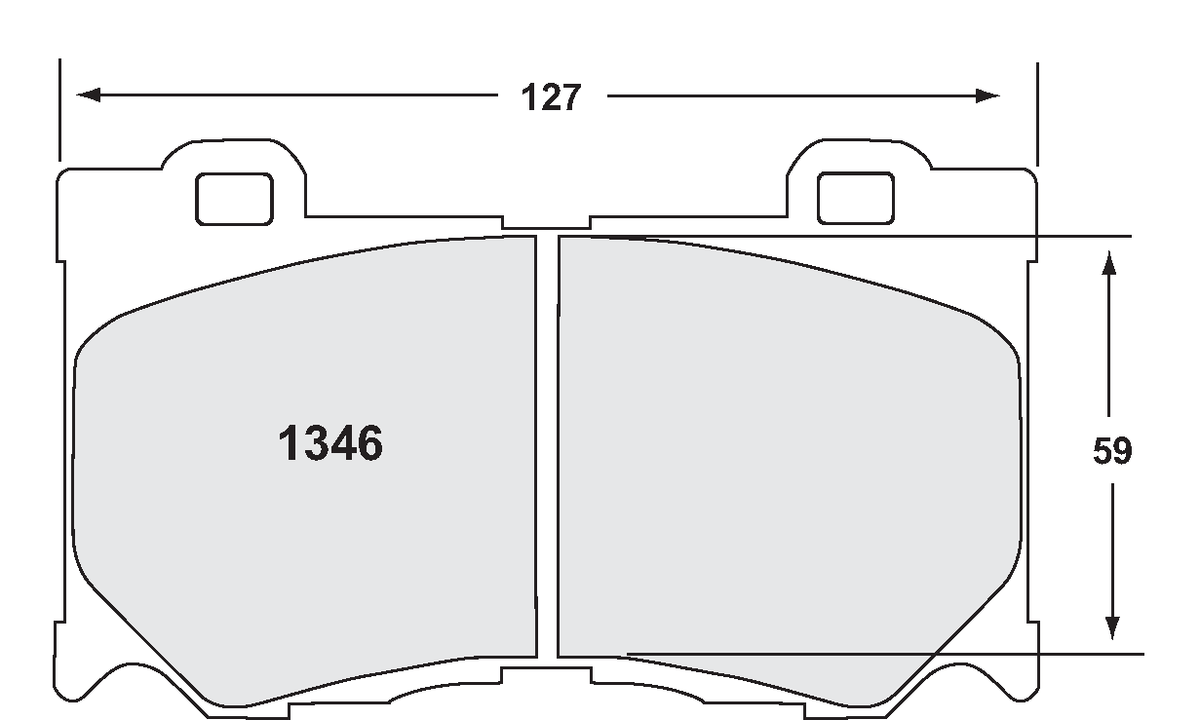 PFC 1346.22 Front brake pads Z-RATED CARBON METALLIC NISSAN 370Z 2009 Photo-0