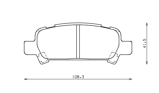 ENDLESS EP355SSY Rear brake pads SUBARU FORESTER/IMPREZA RS/WRX/LEGACY GT/L/TURBO/OUTBACK Photo-0