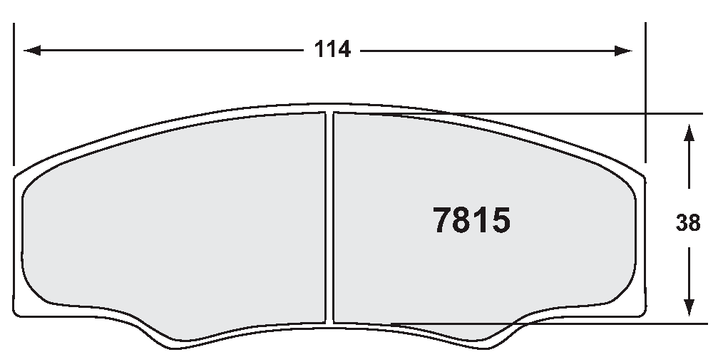PFC 7815.01.16.44 Brake pads RACE 01 CMPD 16MM Photo-0