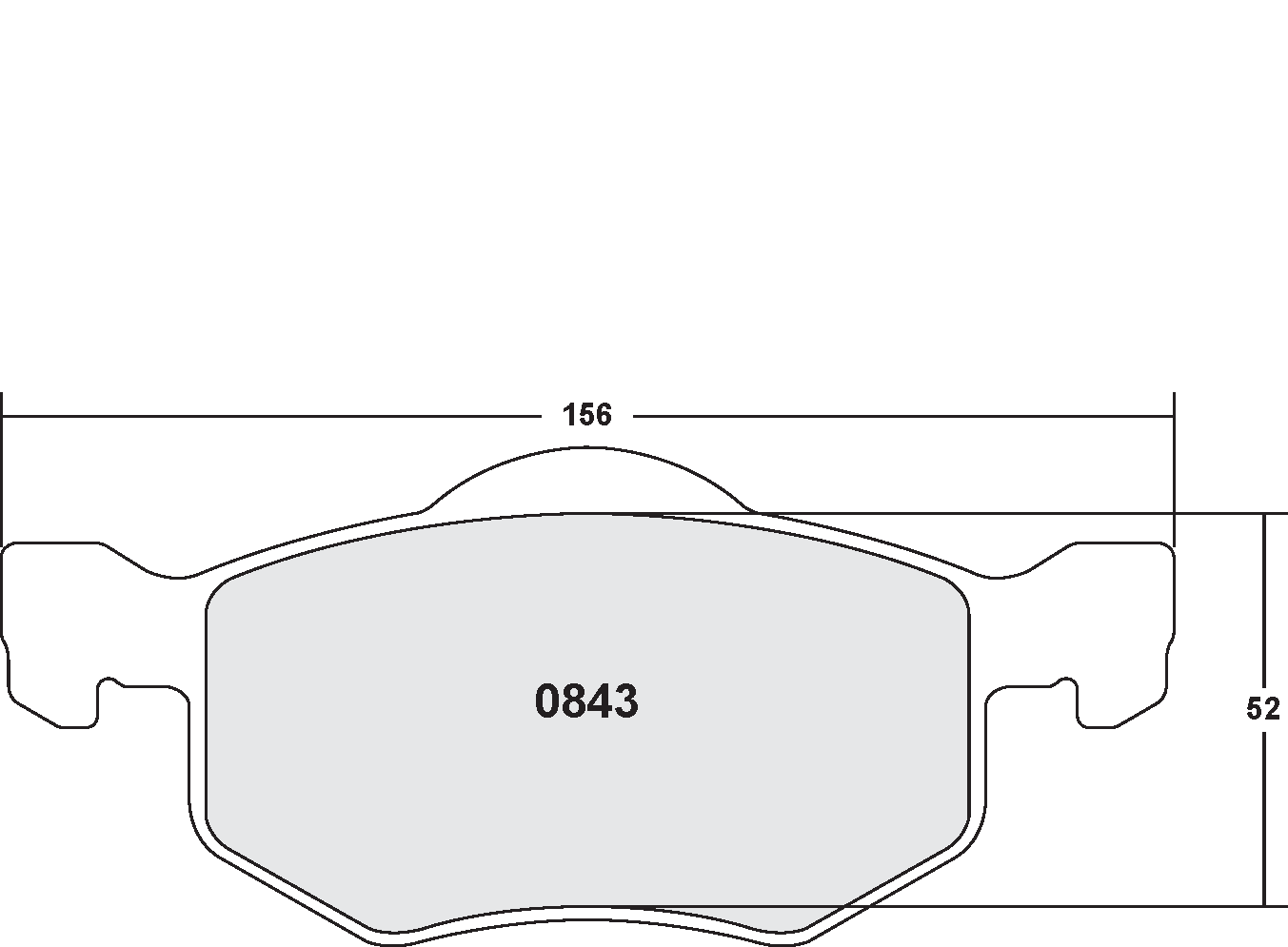 PFC 0843.22 Front Brake Pads Z-RATED for FORD Escape 2001-2007 Photo-0