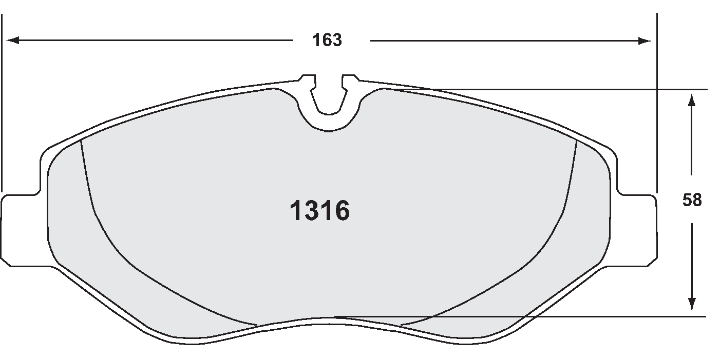 PFC 1316.10 Brake pads Z-RATED MERCEDES-Benz Sprinter 3t 06- Photo-0