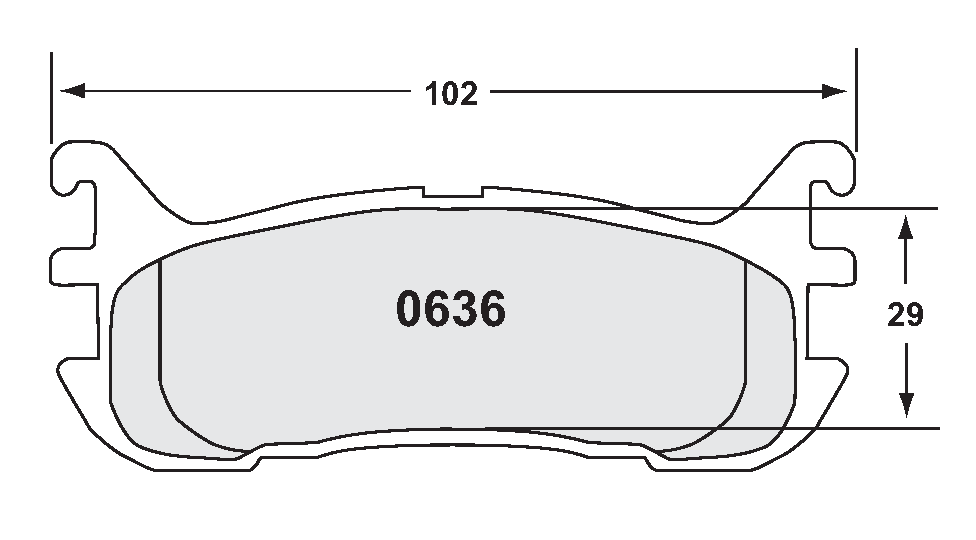 PFC 0636.97.13.44 Brake Pads rear for MAZDA MX5 1994-2005 (97 Compound, 13mm) Photo-0