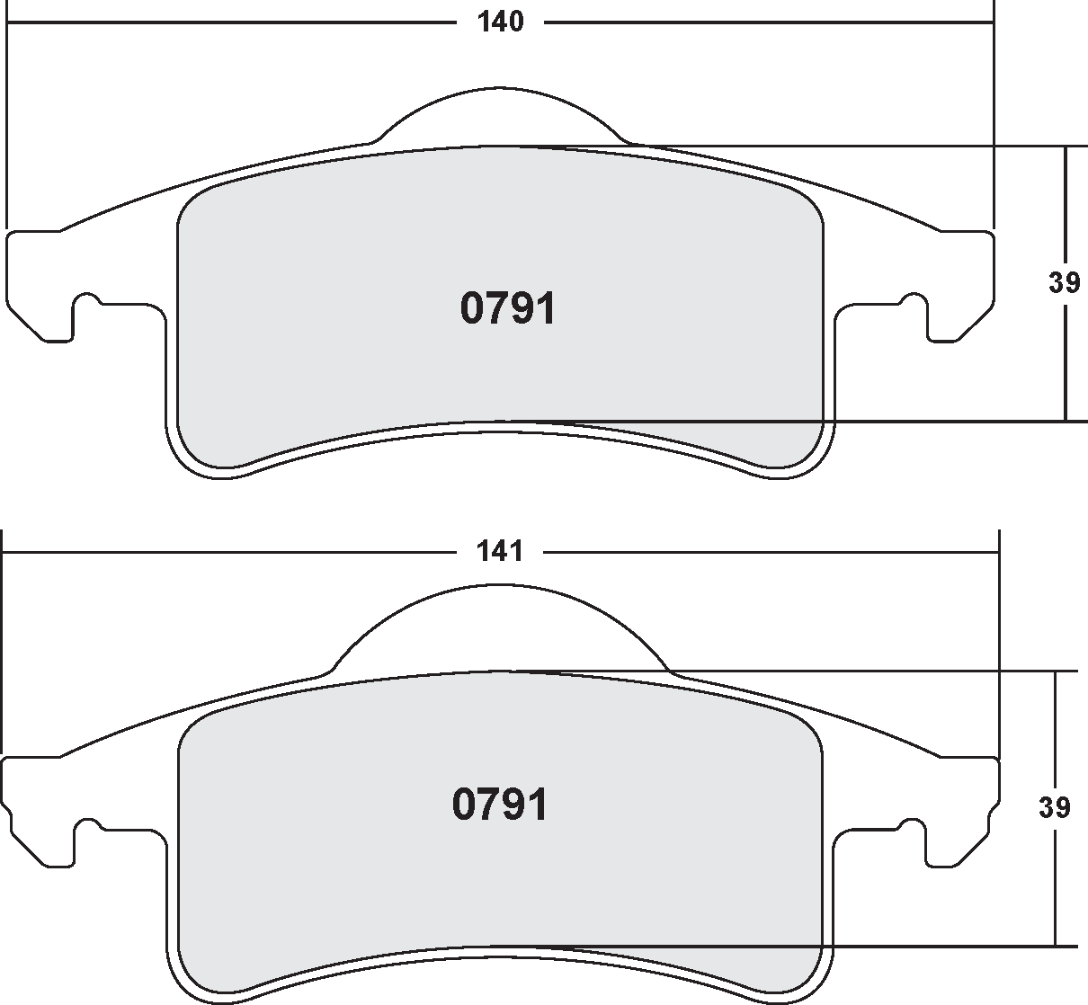 PFC 0791.22 Brake Pads Z-RATED for JEEP Grand Cherokee (WJ) Photo-0