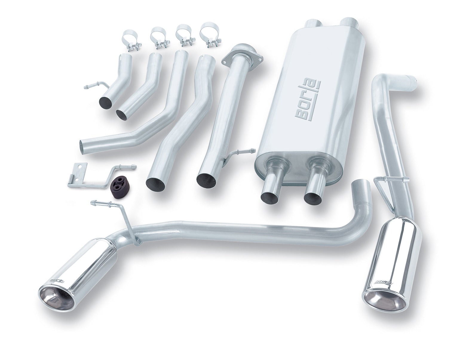 BORLA 140037 Cat Back Exhaust System HUMMER H2 2003-2006 Photo-0