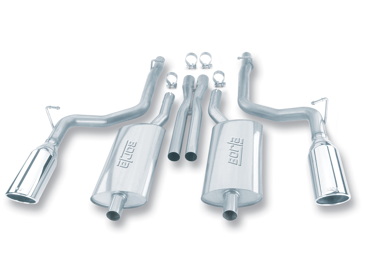 BORLA 140125 Cat Back Exhaust System MAGNUM RT / 300C / CHARGER RT 05- Photo-0