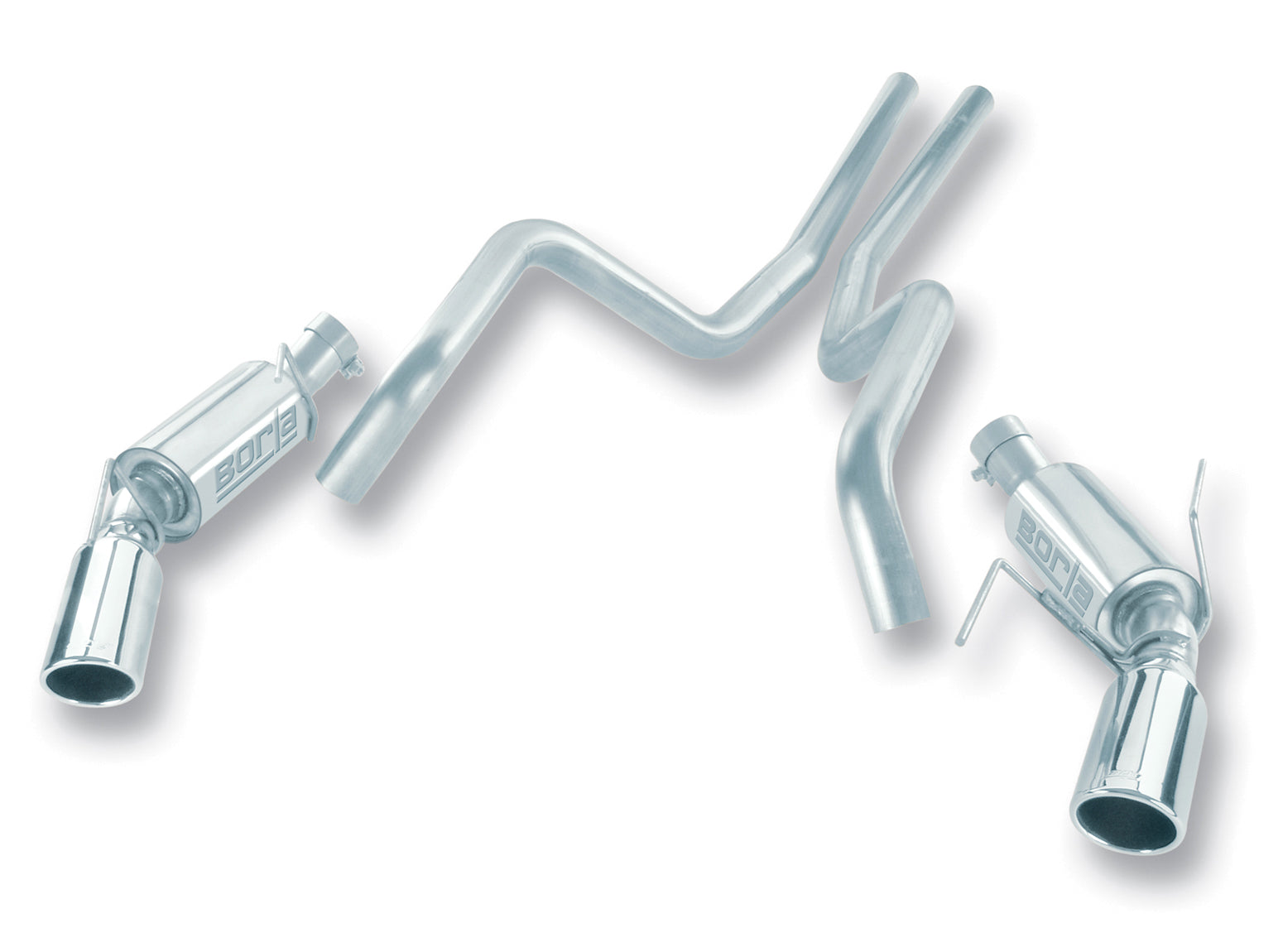 BORLA 140135 Cat Back Exhaust System MUST GT 05 4.6L V8 AT / MT RWD Photo-0