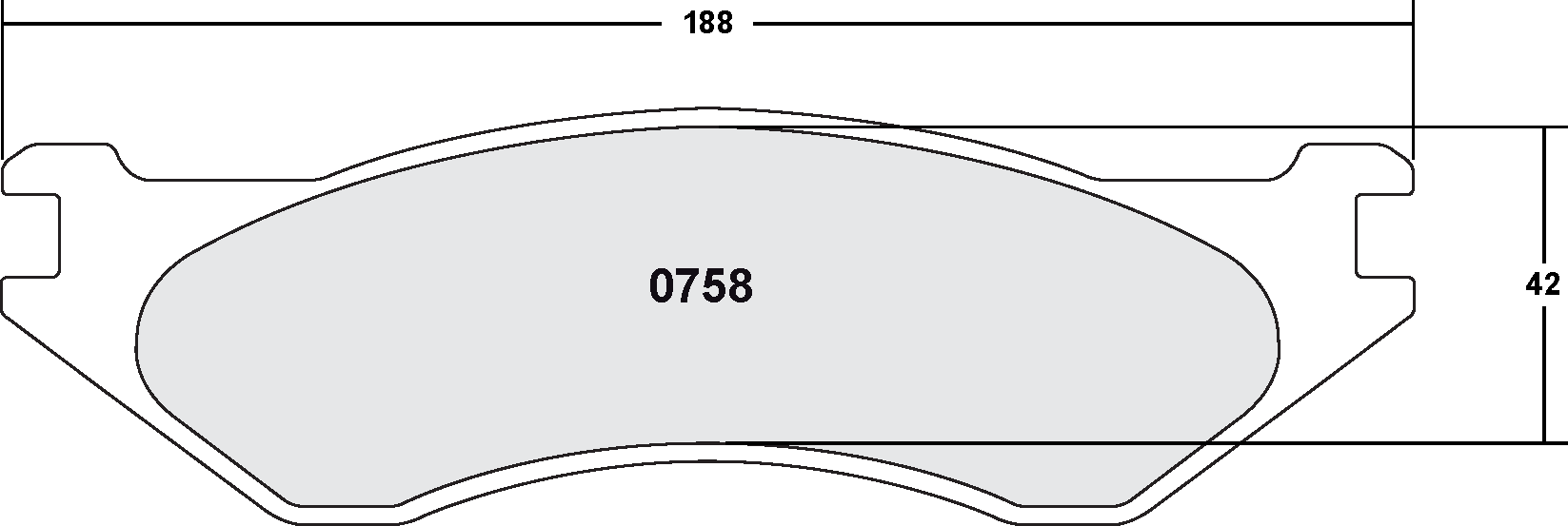 PFC 0758.22 Front Brake Pads Z-RATED for DODGE Ram 1500 1998-2002 Photo-0