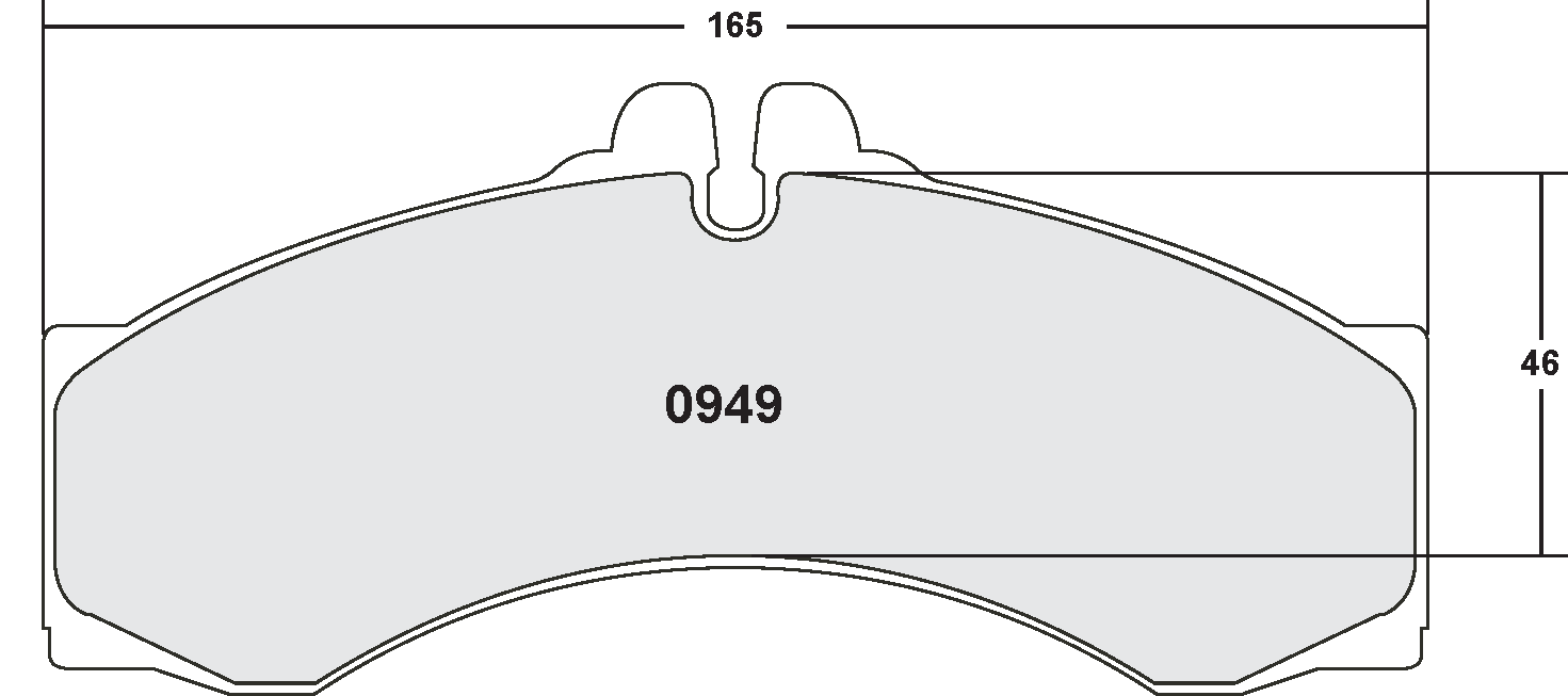 PFC 0949.10 Brake pads Z-RATED MERCEDES-Benz Sprinter 400 Series Photo-0