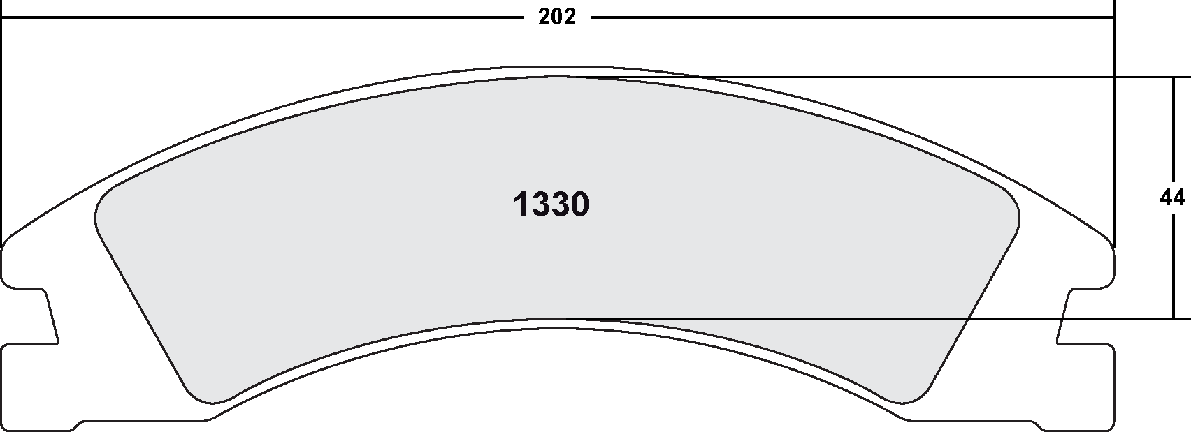 PFC 1330.22 Rear Brake Pads Z-RATED for FORD E450 2008 - 2024 Photo-0