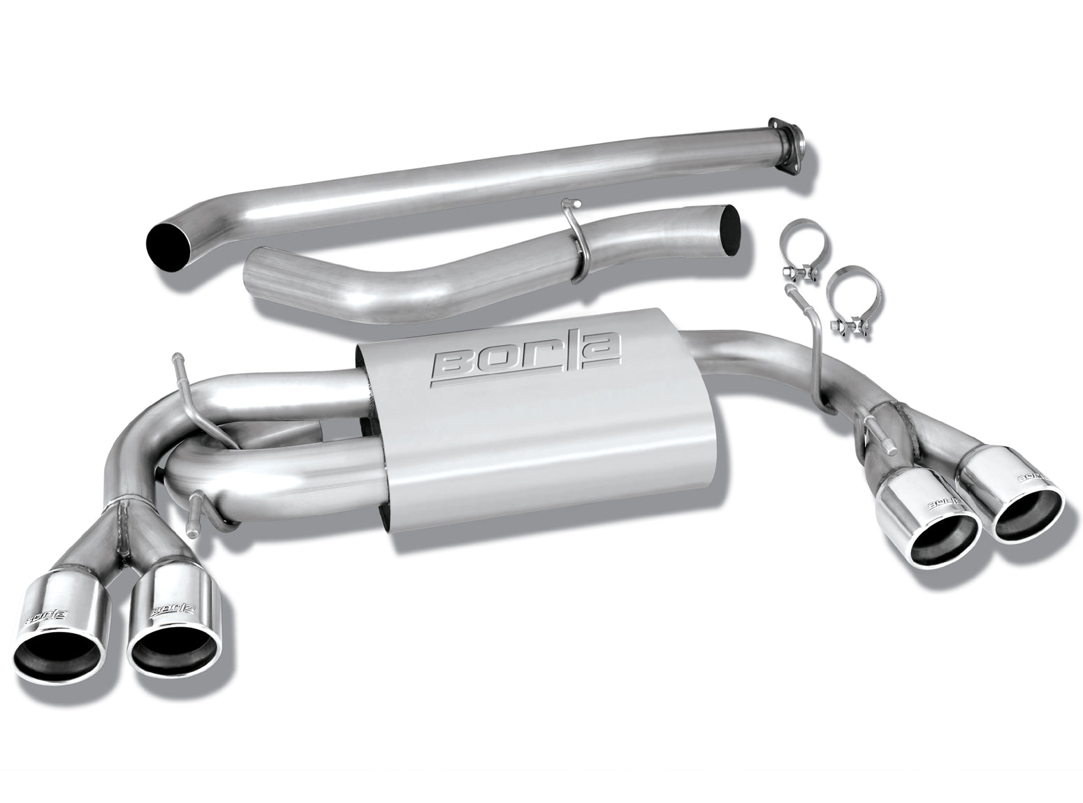 BORLA 140312 Cat Back Exhaust System IMP WRX STI 08- 09 2.5L Photo-0
