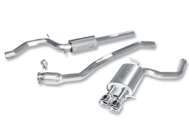 BORLA 140315 Cat Back Exhaust System A4 09 2.0l TURBO AT / MT Photo-0