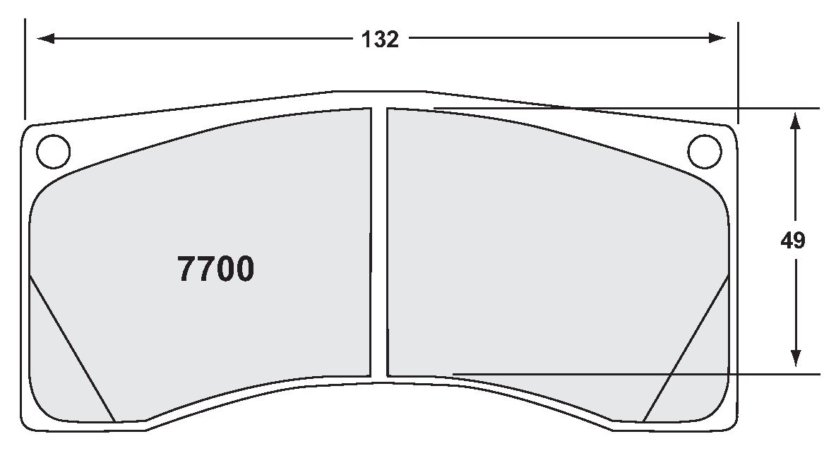 PFC 7700.05.25.34 Brake pads RACE 05 CMPD 25mm PORSCHE 997 GT3/GT2/RS Photo-0