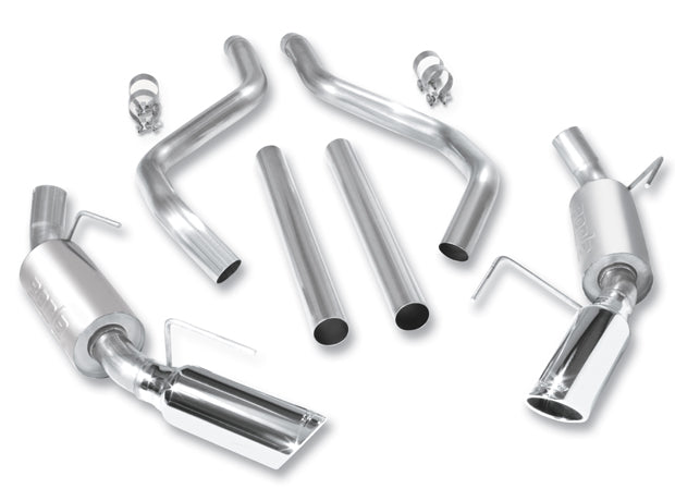 BORLA 140382 Cat Back Exhaust System MUST GT 05- 09 4.6L AT / MT RWD Photo-0