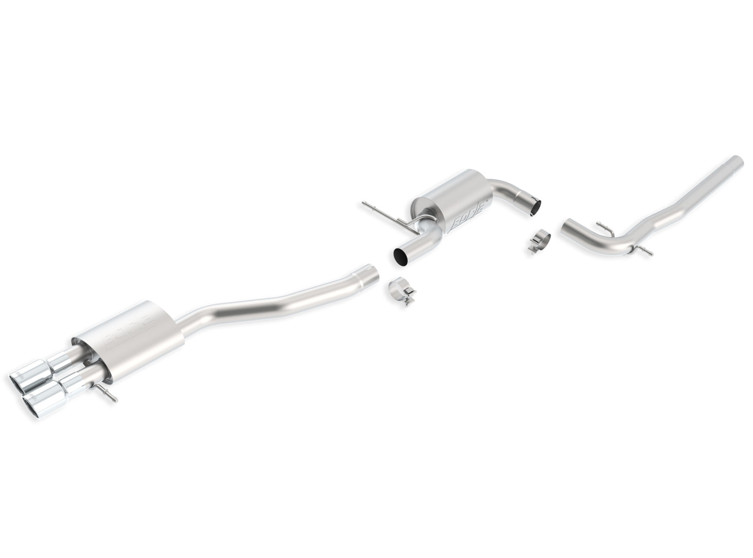 BORLA 140397 Cat Back Exhaust System JETTA 06- 10 2.5L AT / MT FWD Photo-0