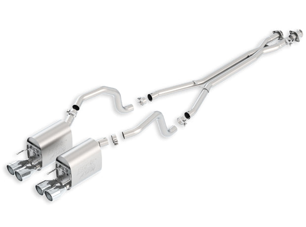 BORLA 140414 Cat Back Exhaust System CORV C6 09- 11 6.2L "ATAK" Photo-0