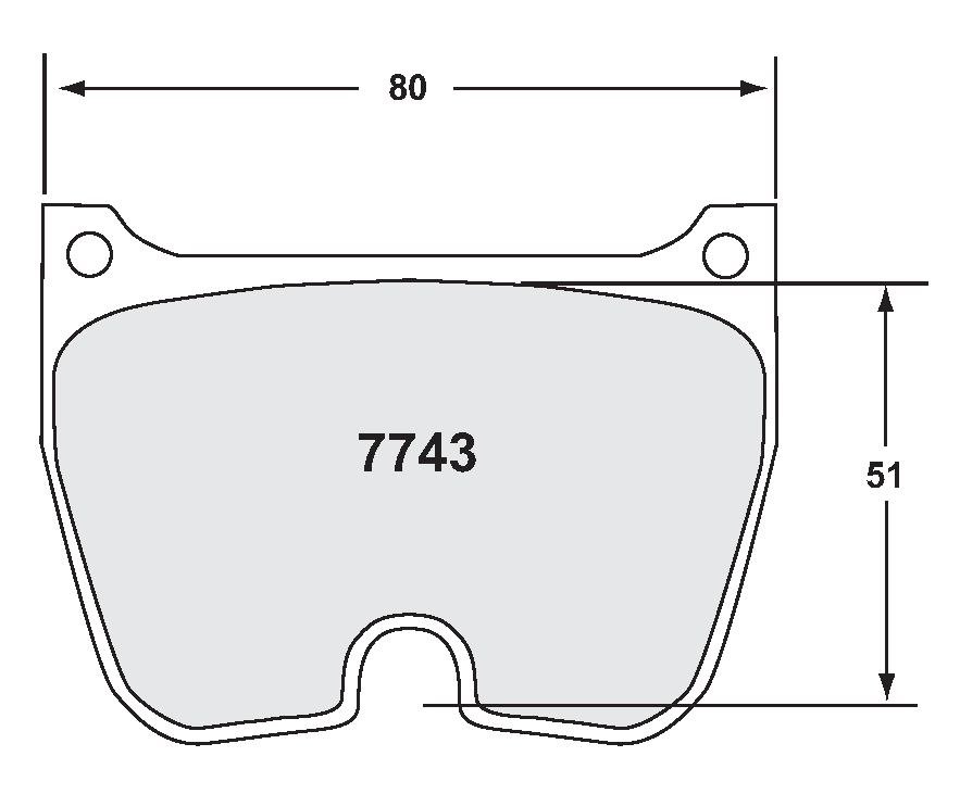 PFC 7743.93.22.44 Brake pads RACE 93 CMPD 22MM d Focus WRC (Tarmac) Photo-0