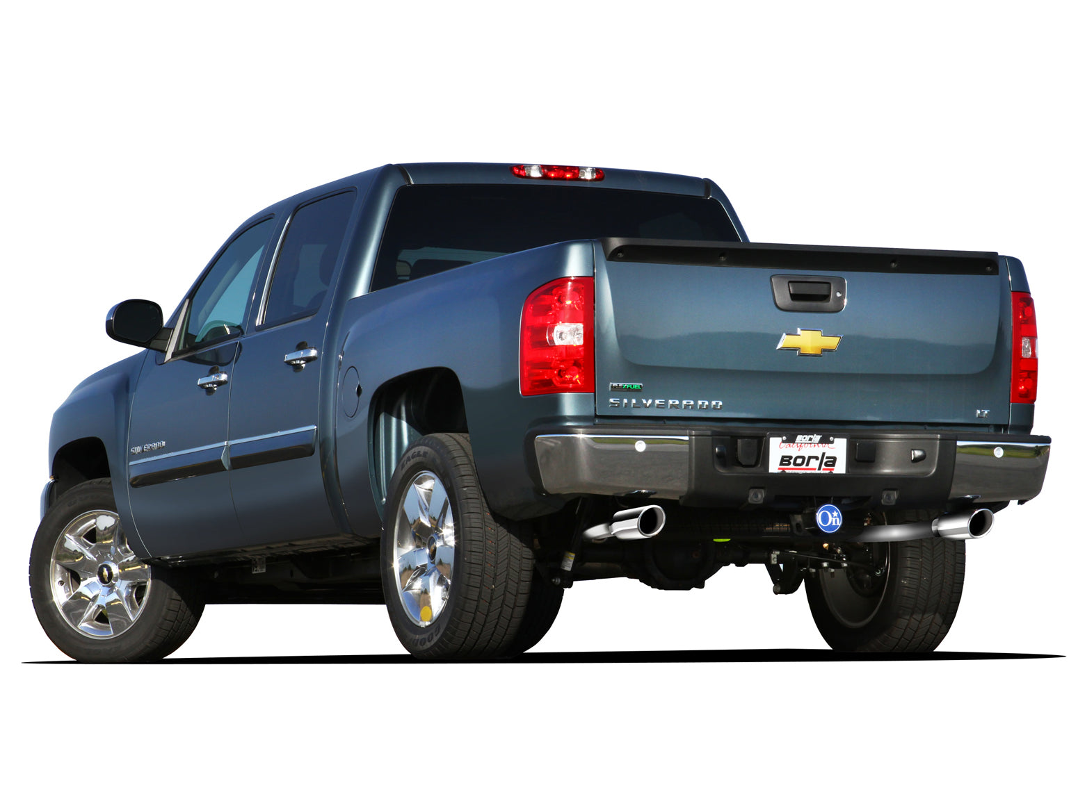 BORLA 140437 Cat Back Exhaust System SILV / SIERRA 1500 2011 6.2L AT Photo-1