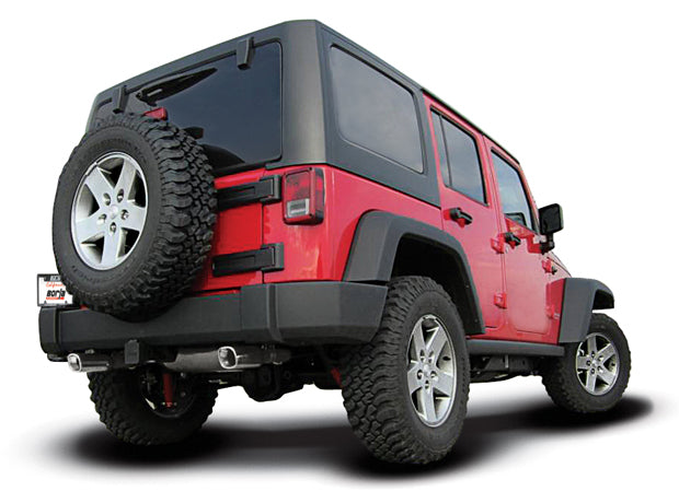 BORLA 140460 Cat Back Exhaust System WRANGLER 2012 3.6L AT / MT 4WD 2DR Photo-1