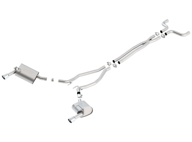 BORLA 140526 Cat Back Exhaust System CAMARO 13- 3.6L V6 (except RS with Dual Mode exhaust) Touring Photo-0