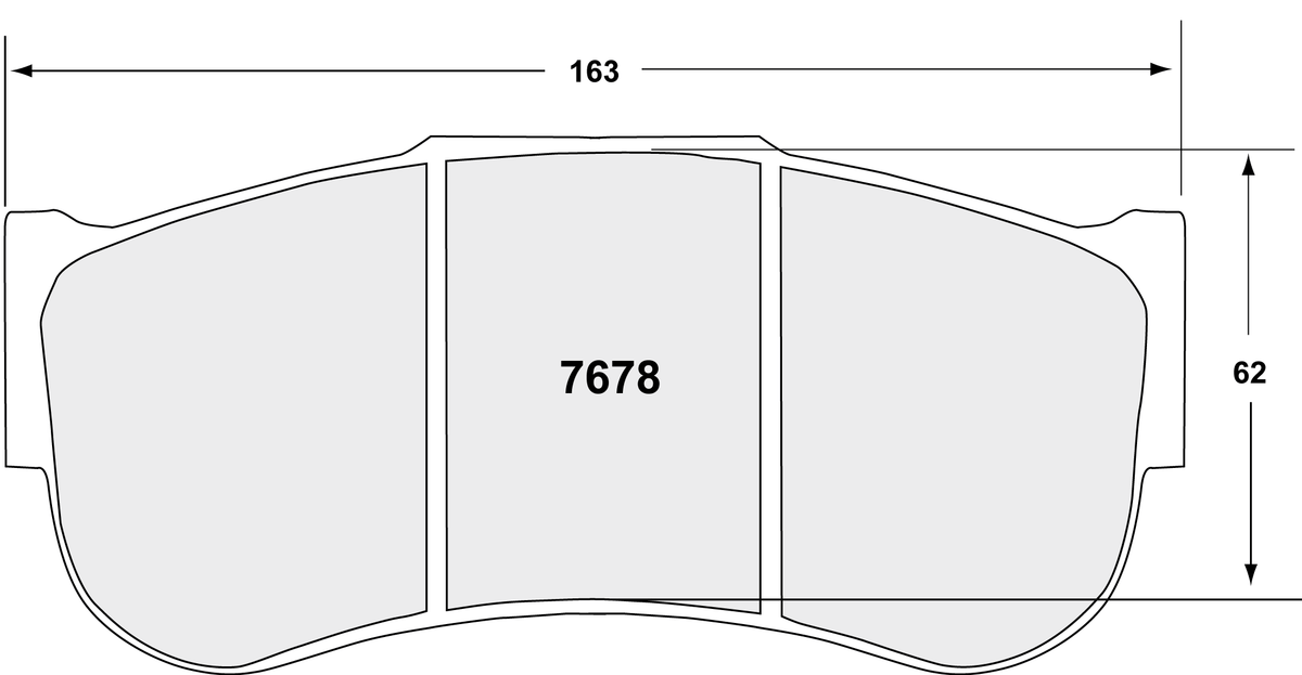 PFC 7678.15.30.44 Front Brake Pads for MERCEDES-AMG GT3/GT4 / NISSAN GT-R (R35) (15 Compound, 30 mm) Photo-0