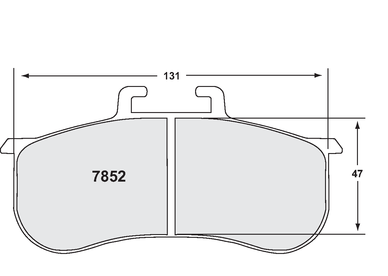 PFC 7852.12.21.44 Brake pads RACE 12 CMPD 21MM BMW E46 M3 ZR33 & ZR45 Photo-0