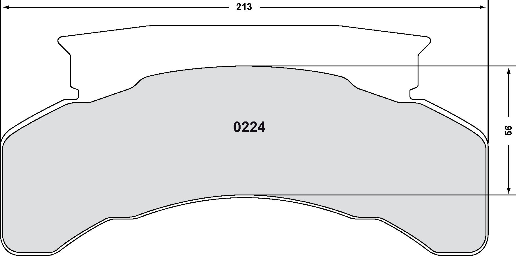 PFC 0224.22 Brake Pads Z-RATED for FORD F600 1984-1989 Photo-0