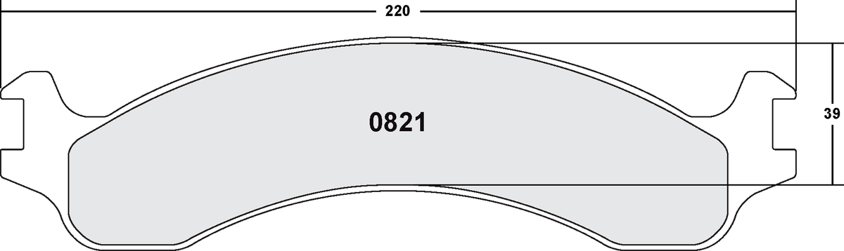 PFC 0821.22 Front Brake Pads for DODGE Ram 3500 2000-2002 Photo-0